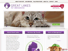 Tablet Screenshot of greatlakespet.com